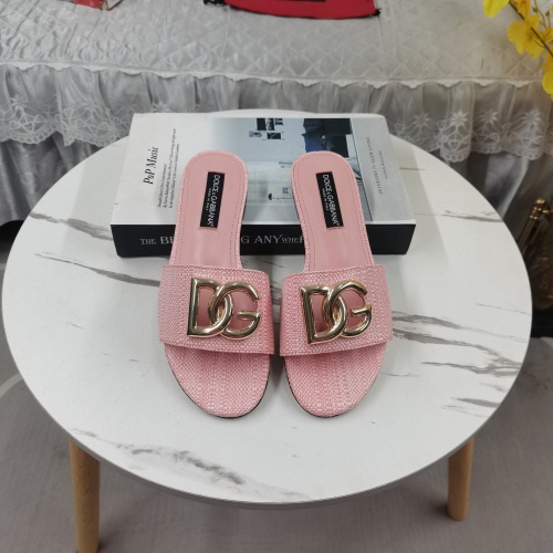 Replica Dolce & Gabbana D&G Slippers For Women #1198070 $115.00 USD for Wholesale