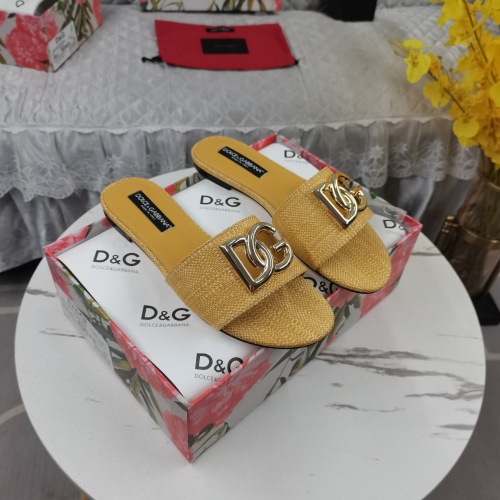 Dolce &amp; Gabbana D&amp;G Slippers For Women #1198076 $115.00 USD, Wholesale Replica Dolce &amp; Gabbana D&amp;G Slippers
