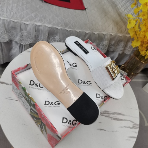 Replica Dolce & Gabbana D&G Slippers For Women #1198077 $115.00 USD for Wholesale
