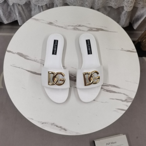 Replica Dolce & Gabbana D&G Slippers For Women #1198077 $115.00 USD for Wholesale