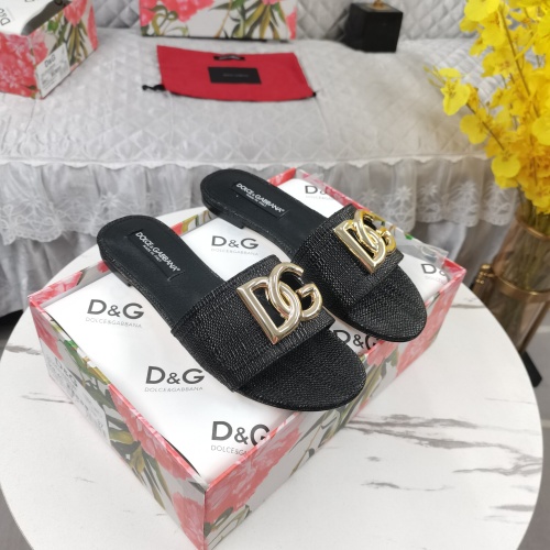 Dolce &amp; Gabbana D&amp;G Slippers For Women #1198078 $115.00 USD, Wholesale Replica Dolce &amp; Gabbana D&amp;G Slippers