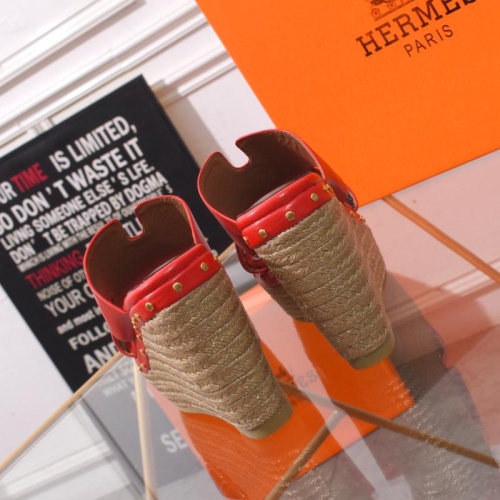 Replica Hermes Slippers For Women #1198131 $80.00 USD for Wholesale