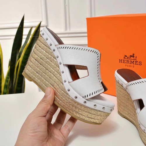 Replica Hermes Slippers For Women #1198134 $80.00 USD for Wholesale