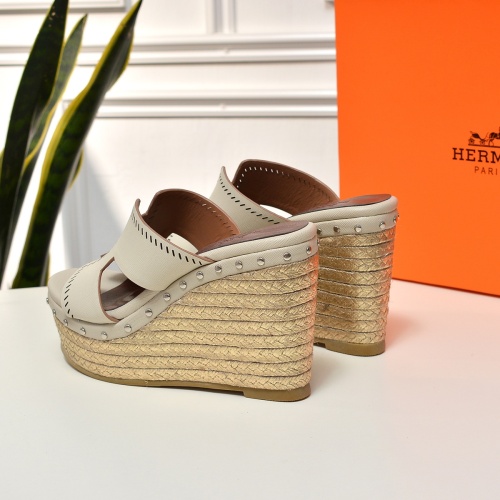 Replica Hermes Slippers For Women #1198135 $80.00 USD for Wholesale