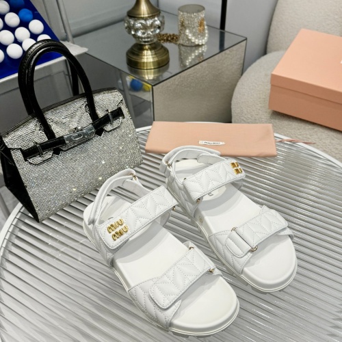 Replica MIU MIU Sandal For Women #1198142 $88.00 USD for Wholesale
