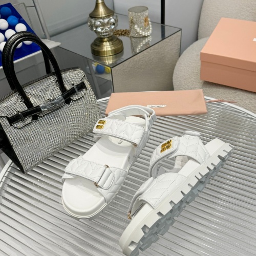 Replica MIU MIU Sandal For Women #1198142 $88.00 USD for Wholesale