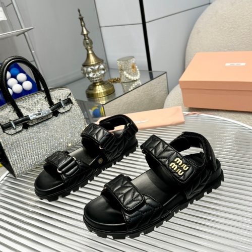 MIU MIU Sandal For Women #1198144 $88.00 USD, Wholesale Replica MIU MIU Sandal