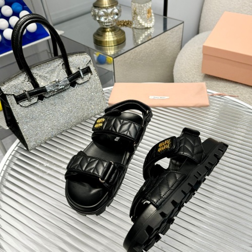 Replica MIU MIU Sandal For Women #1198144 $88.00 USD for Wholesale