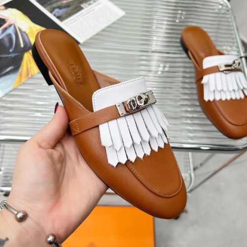 Replica Hermes Slippers For Women #1198147 $88.00 USD for Wholesale