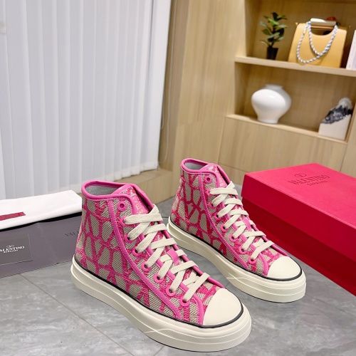 Valentino High Tops Shoes For Women #1198229 $92.00 USD, Wholesale Replica Valentino High Tops Shoes