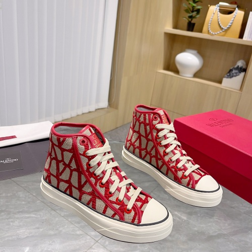 Valentino High Tops Shoes For Women #1198231 $92.00 USD, Wholesale Replica Valentino High Tops Shoes