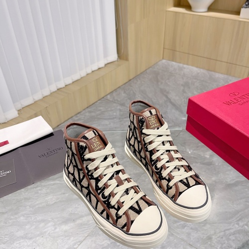 Replica Valentino High Tops Shoes For Women #1198234 $92.00 USD for Wholesale