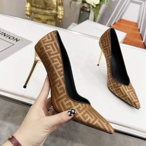 Replica Balmain High-Heeled Shoes For Women #1198256 $118.00 USD for Wholesale