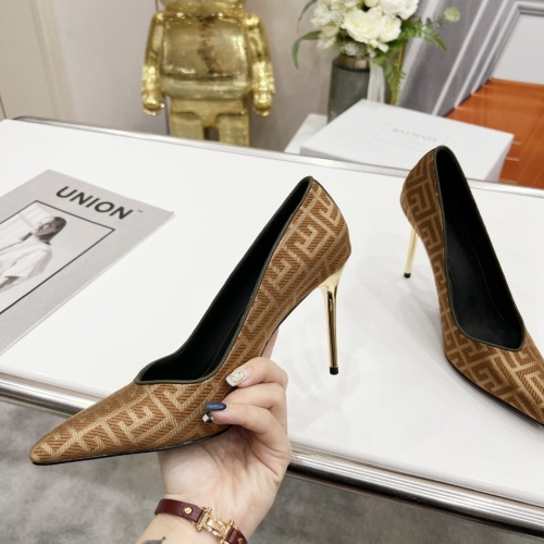 Replica Balmain High-Heeled Shoes For Women #1198256 $118.00 USD for Wholesale