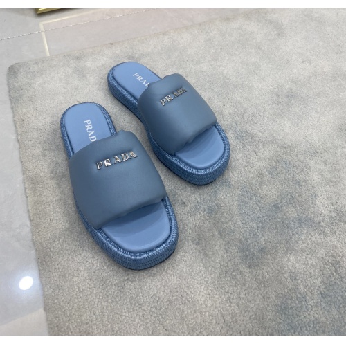 Replica Prada Slippers For Women #1198273 $92.00 USD for Wholesale