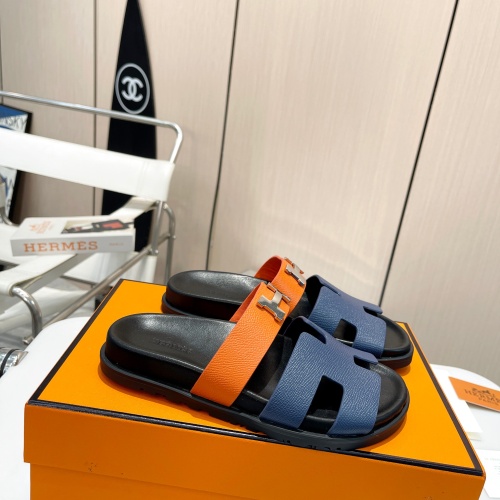 Replica Hermes Slippers For Men #1198283 $88.00 USD for Wholesale