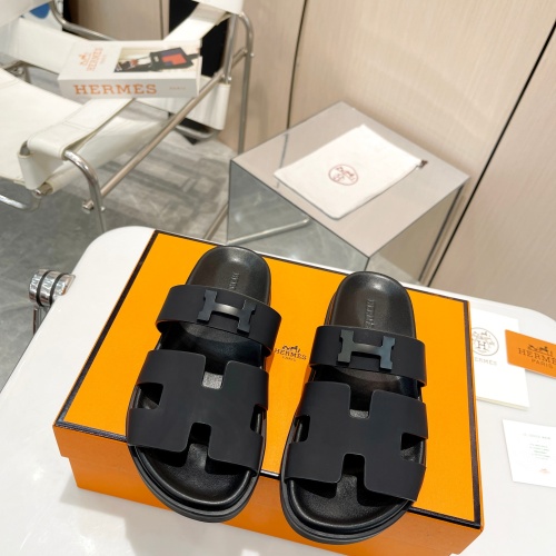 Replica Hermes Slippers For Men #1198287 $88.00 USD for Wholesale
