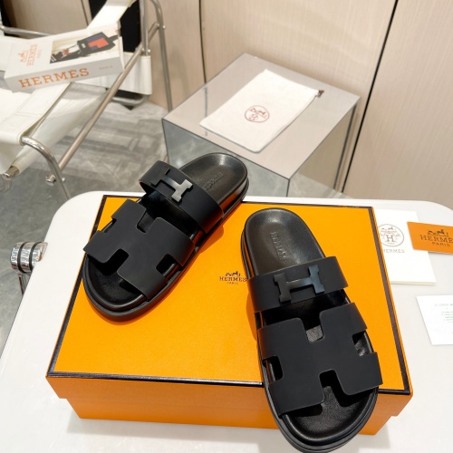Replica Hermes Slippers For Men #1198287 $88.00 USD for Wholesale