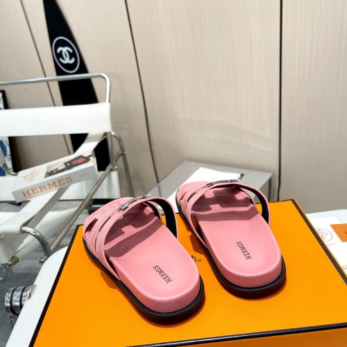 Replica Hermes Slippers For Women #1198290 $88.00 USD for Wholesale