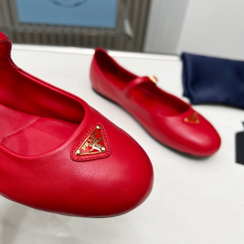 Replica Prada Flat Shoes For Women #1198292 $98.00 USD for Wholesale