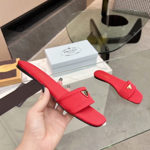 Replica Prada Slippers For Women #1198295 $64.00 USD for Wholesale