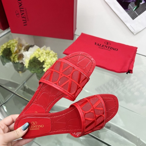Replica Valentino Slippers For Women #1198328 $82.00 USD for Wholesale