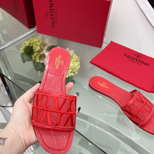 Replica Valentino Slippers For Women #1198328 $82.00 USD for Wholesale