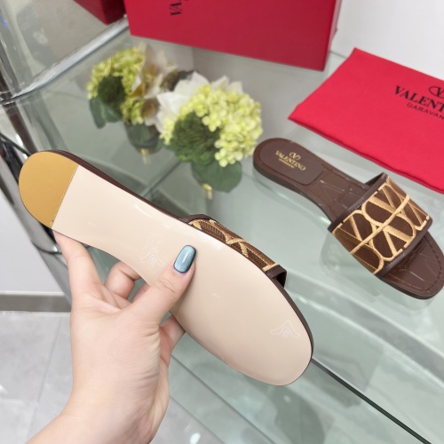 Replica Valentino Slippers For Women #1198329 $82.00 USD for Wholesale