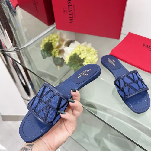 Replica Valentino Slippers For Women #1198330 $82.00 USD for Wholesale