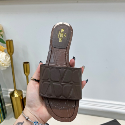 Replica Valentino Slippers For Women #1198337 $82.00 USD for Wholesale