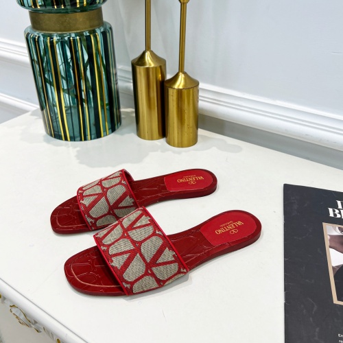 Replica Valentino Slippers For Women #1198340 $82.00 USD for Wholesale
