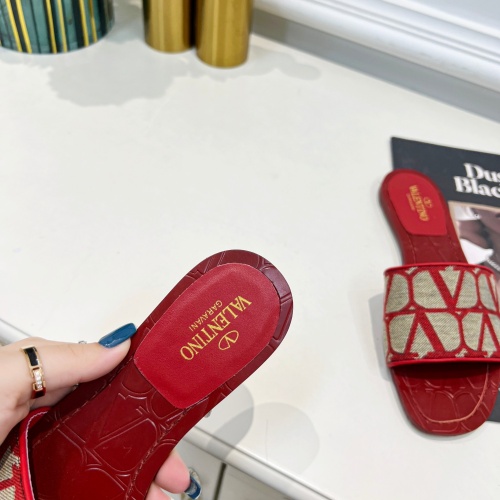 Replica Valentino Slippers For Women #1198340 $82.00 USD for Wholesale