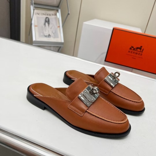 Replica Hermes Slippers For Women #1198414 $98.00 USD for Wholesale