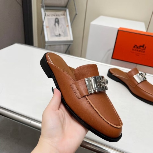Replica Hermes Slippers For Women #1198414 $98.00 USD for Wholesale