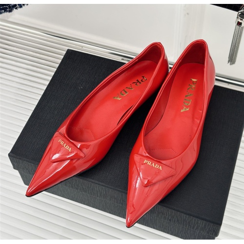 Prada Flat Shoes For Women #1198424 $112.00 USD, Wholesale Replica Prada Flat Shoes