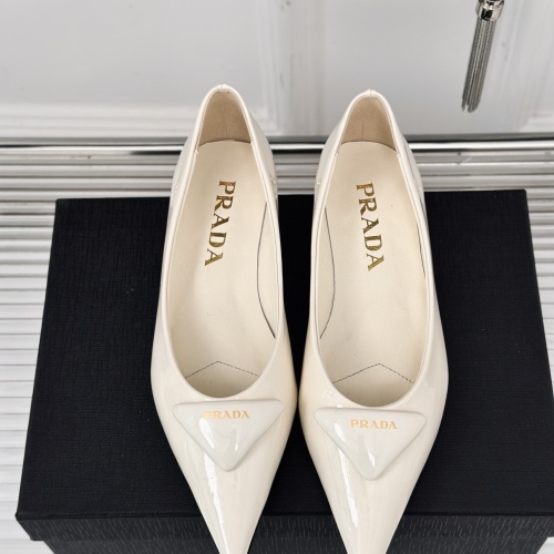 Replica Prada Flat Shoes For Women #1198425 $112.00 USD for Wholesale
