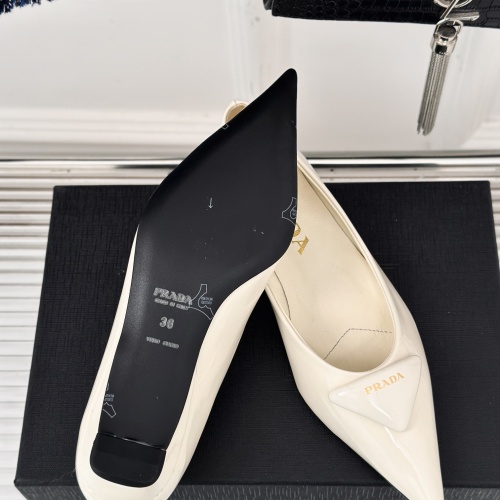 Replica Prada Flat Shoes For Women #1198425 $112.00 USD for Wholesale