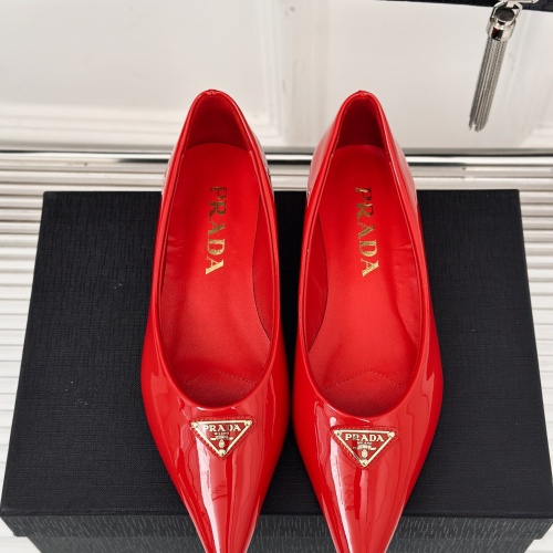 Replica Prada Flat Shoes For Women #1198427 $112.00 USD for Wholesale