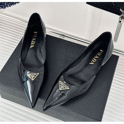 Prada Flat Shoes For Women #1198429 $112.00 USD, Wholesale Replica Prada Flat Shoes