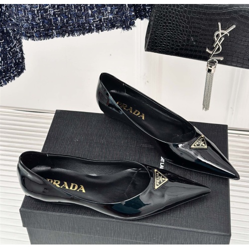 Replica Prada Flat Shoes For Women #1198429 $112.00 USD for Wholesale