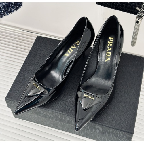Replica Prada High-heeled Shoes For Women #1198431 $112.00 USD for Wholesale