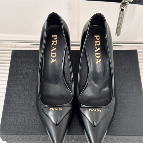 Replica Prada High-heeled Shoes For Women #1198432 $112.00 USD for Wholesale