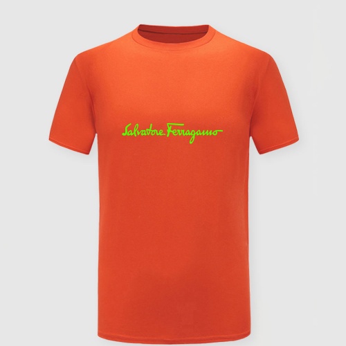 Salvatore Ferragamo T-Shirts Short Sleeved For Men #1198464 $25.00 USD, Wholesale Replica Salvatore Ferragamo T-Shirts