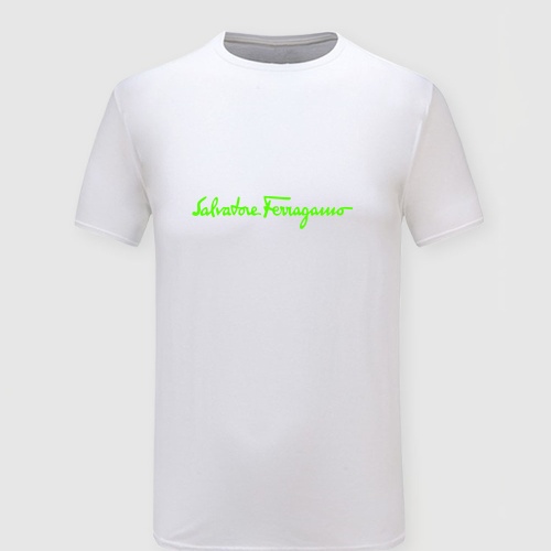 Salvatore Ferragamo T-Shirts Short Sleeved For Men #1198466 $25.00 USD, Wholesale Replica Salvatore Ferragamo T-Shirts