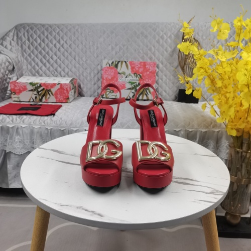 Replica Dolce & Gabbana D&G Sandal For Women #1198481 $145.00 USD for Wholesale
