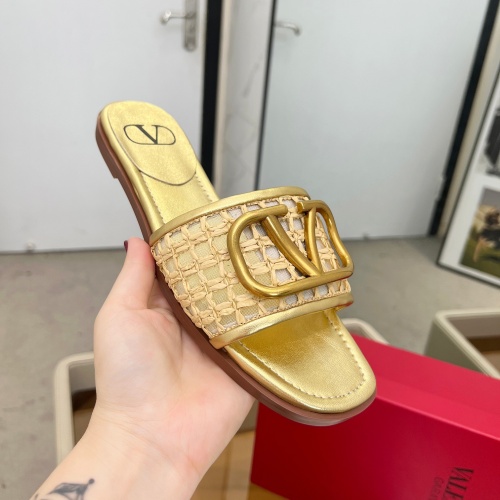 Replica Valentino Slippers For Women #1198487 $85.00 USD for Wholesale