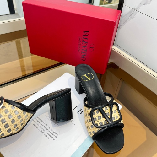 Replica Valentino Slippers For Women #1198493 $88.00 USD for Wholesale