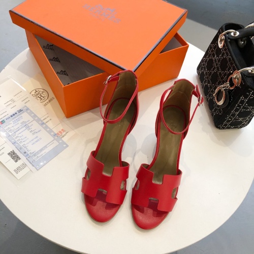 Replica Hermes Sandal For Women #1198497 $96.00 USD for Wholesale