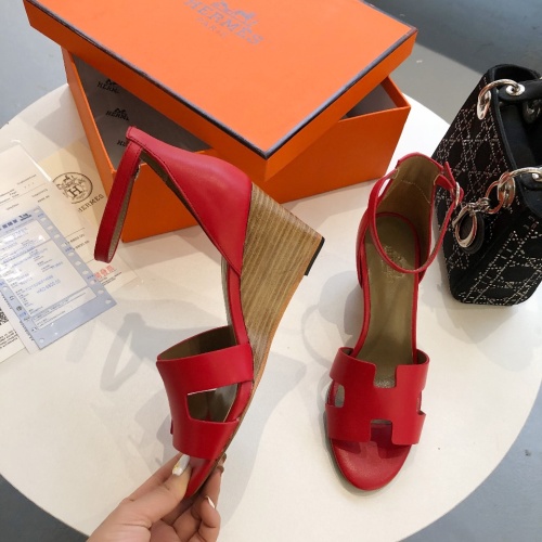 Replica Hermes Sandal For Women #1198497 $96.00 USD for Wholesale
