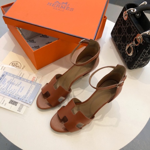 Replica Hermes Sandal For Women #1198498 $96.00 USD for Wholesale